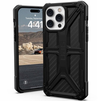 θήκη Urban Armor Gear για iPhone 14 Pro Max, Monarch, carbon μαύρη