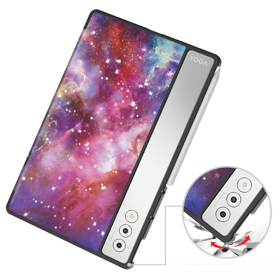 Θήκη για Lenovo Yoga Tab Plus, Smartcase, galaxy