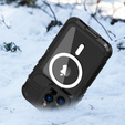 Αδιάβροχη θήκη IP68 για iPhone 14 Pro, SHELLBOX MagSafe, μαύρη