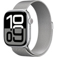 Bransoleta do Apple Watch 1/2/3/4/5/6/7/8/SE/ULTRA 42/44/45/49 MM, Srebrny
