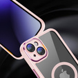 Θήκη για iPhone 15 Plus, ERBORD Impact Guard, MagSafe, ροζ