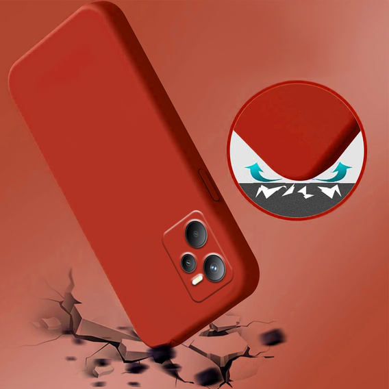 Θήκη για Realme C35, Silicone Lite, κόκκινη