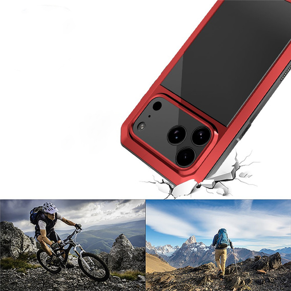 Θήκη με ενσωματωμένο γυαλί ασφαλείας για iPhone 17 Pro Max