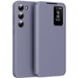 Αναδιπλούμενη θήκη για Samsung Galaxy S22, Smart View Wallet, μωβ