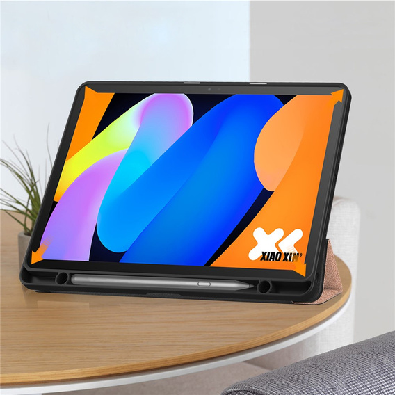 Θήκη για Lenovo Idea Tab 11" 2025 TB336FU TB336ZU, βάση, Smartcase με υποδοχή γραφίδας, ροζ χρυσό