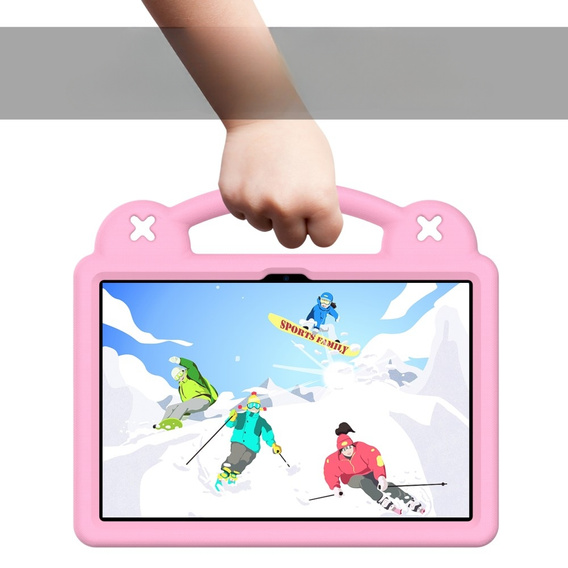 Παιδική θήκη για Lenovo Tab M10 10.1 Gen 3 TB-328FU/TB-328XU, Cute Patterns, με βάση, ροζ