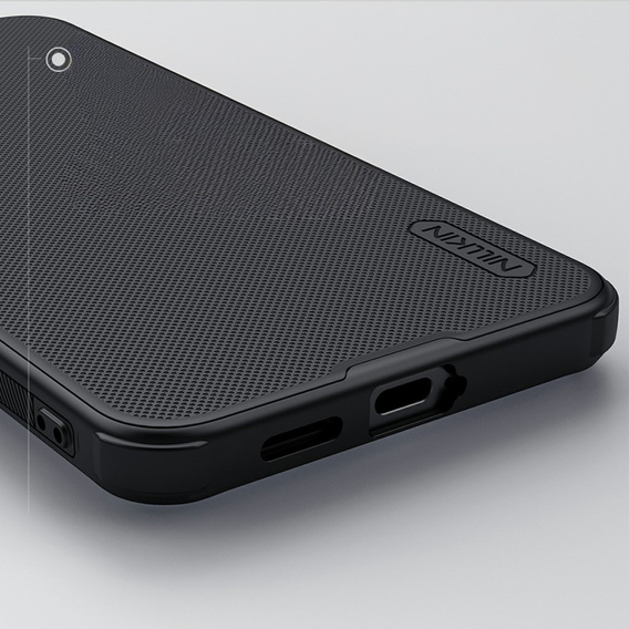 θήκη NILLKIN για Samsung Galaxy S25, Frosted Shield, για MagSafe, μαύρη