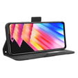Θήκη με πτερύγιο για Infinix Hot 30, Card Slot, μαύρη