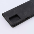 Θήκη για Xiaomi Redmi Note 12 5G / Poco X5 5G, ERBORD Vintage, πορτοφόλι με πτερύγιο, μαύρη