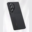 θήκη BENKS Kevlar για Samsung Galaxy S25 Ultra, για MagSafe, Carbon Fiber, μαύρη