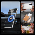 Θήκη για Samsung Galaxy S24+ Plus, Electro MagSafe, ασημένια + Γυαλί για την οθόνη