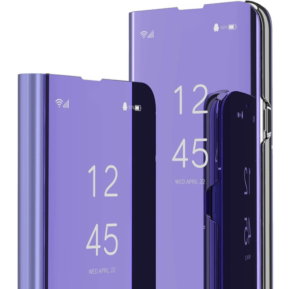 Θήκη για Xiaomi 12T / 12T Pro, Clear View, μωβ