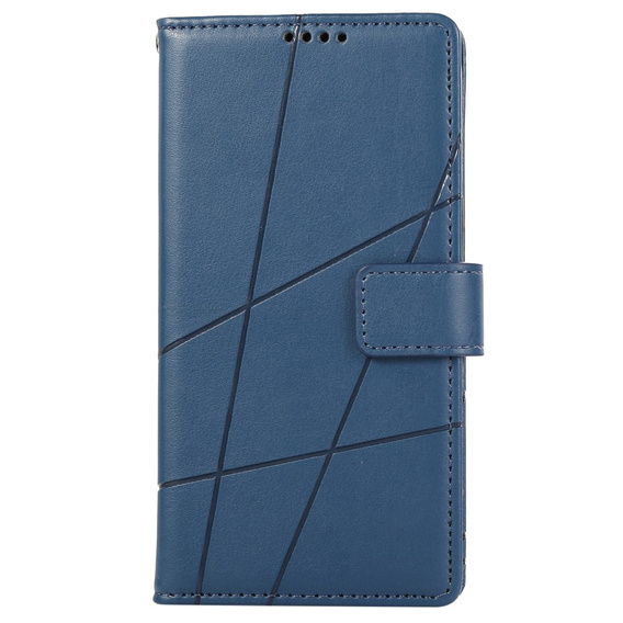 Θήκη με πτερύγιο για Realme 12 Pro 5G / 12 Pro+ 5G, Leather Line Wallet, μπλε