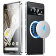 θήκη προστασίας κάμερας για το Google Pixel 8 Pro, CamShield MagSafe, διαφανές / ασημί