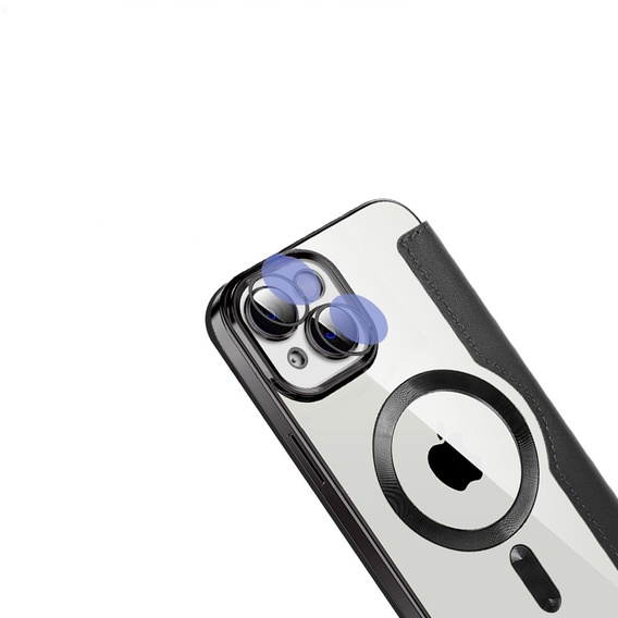 Θήκη με πτερύγιο για iPhone 13, RFID Wallet MagSafe CamShield, μαύρη