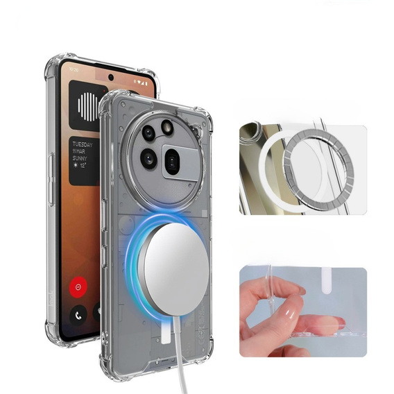 IMAK Θήκη για Nothing Phone 3a Pro, Dropproof, διαφανής