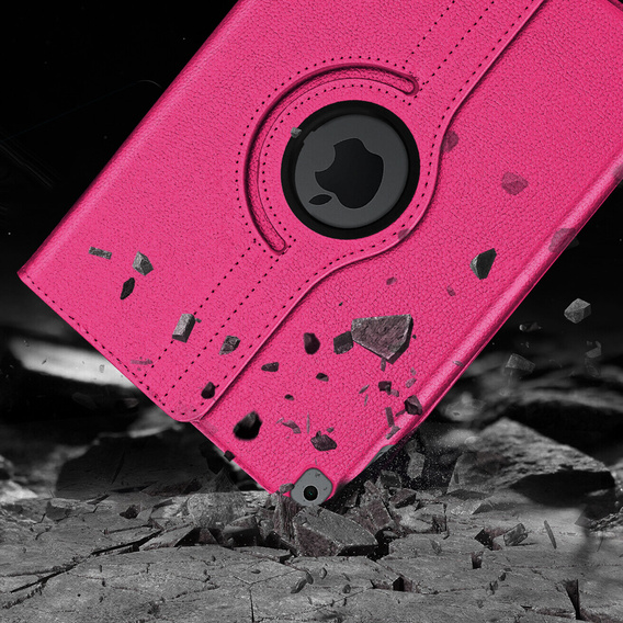 Θήκη για iPad 11" 2025 A16 (11 gen.) / iPad 10.9" 2022 (10 gen.), Περιστρεφόμενη 360, ροζ