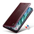θήκη CASEME για Samsung Galaxy S21 FE, Waxy Textured, κόκκινη