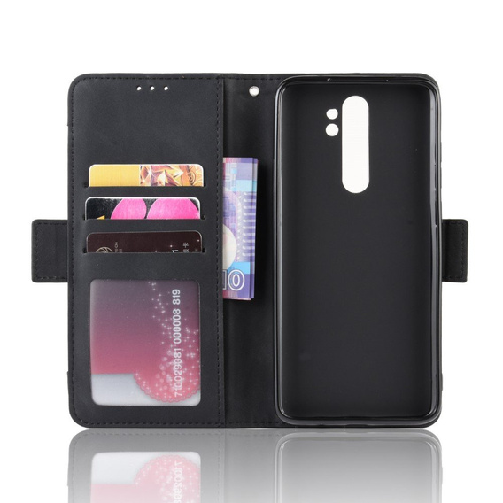 Θήκη με πτερύγιο για Xiaomi Redmi Note 8 Pro, Card Slot, μαύρη
