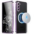 θήκη προστασίας κάμερας για το Samsung Galaxy S23 Plus, CamShield MagSafe, διαφανής / βιολετί