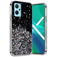 Θήκη για Realme 9i / Oppo A96, Glittery, μαύρη