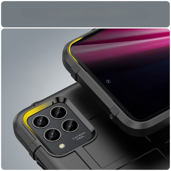 Θήκη για T Phone Pro 5G, Rugged Shield, μαύρη