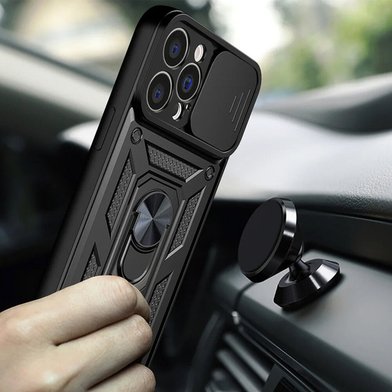 Θήκη για iPhone 14 Pro, CamShield Slide, μαύρο
