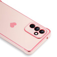 Θήκη για Samsung Galaxy A35 5G, Electro heart, ροζ rose gold + Full Glue Ceramic Glass