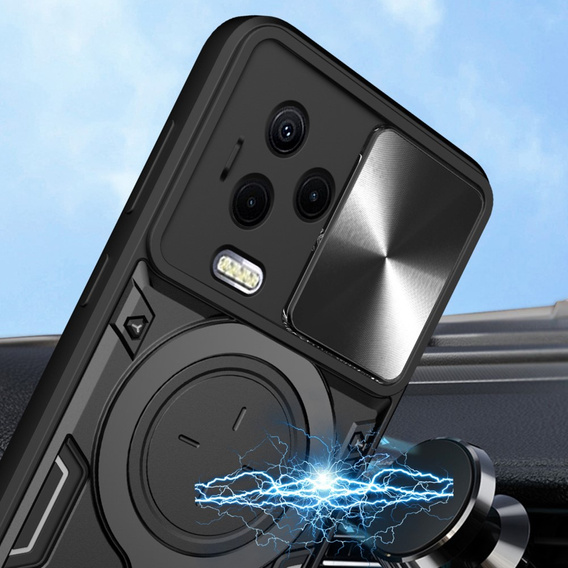Θωρακισμένη θήκη για Infinix Note 12 2023, CamShield Slide, μαύρη