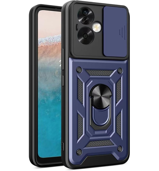 Θήκη για Oppo Reno 11F 5G, CamShield Slide, μπλε
