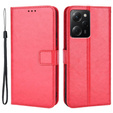 Θήκη με πτερύγιο για Xiaomi Poco X5 Pro 5G, Wallet, κόκκινη
