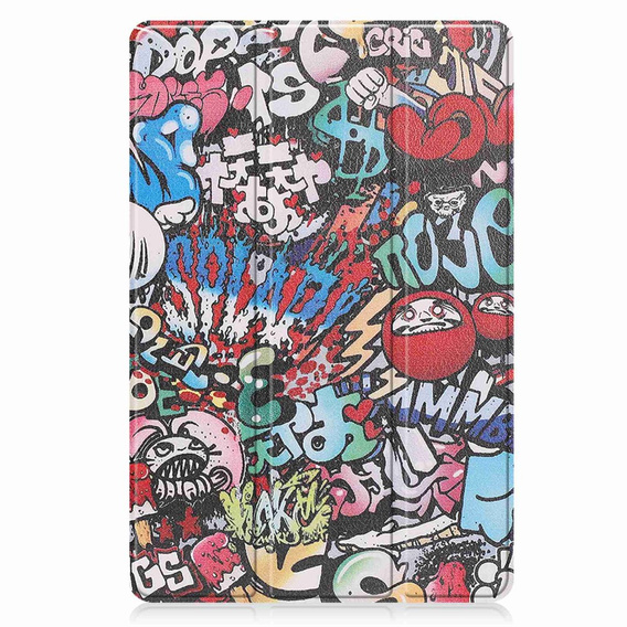 Θήκη για Lenovo Tab P11 Pro Gen 2 TB132FU TB132XU 11.2", με πτερύγιο, graffiti