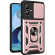 Θήκη για Motorola Moto G14, CamShield Slide, ροζ rose gold