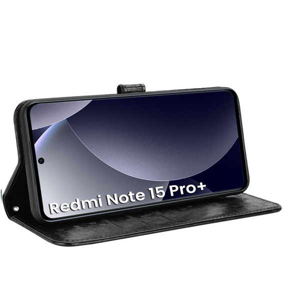 Θήκη με πτυσσόμενο κάλυμμα Wallet Rhombus για Xiaomi Redmi Note 15 Pro Plus 5G / Poco M8 Pro 5G