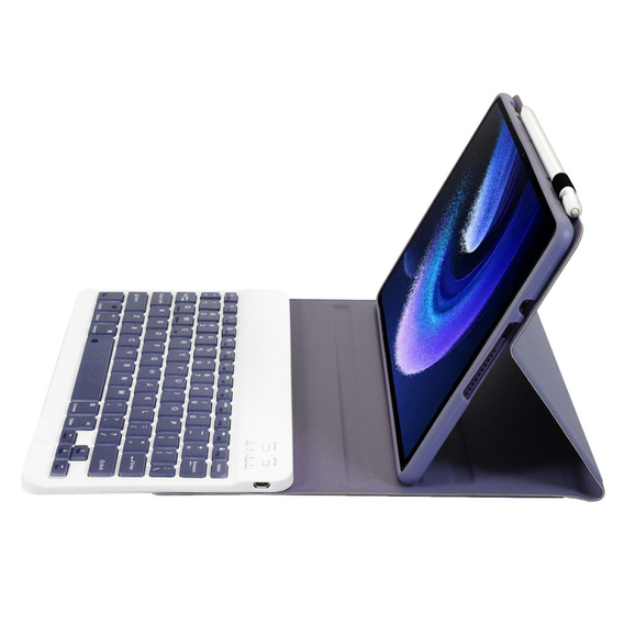 Θήκη + πληκτρολόγιο Xiaomi Pad 6/6 Pro, μωβ