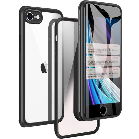 Θήκη για iPhone 7 / 8 / SE 2020 / 2022, ERBORD Guardian, μαύρη