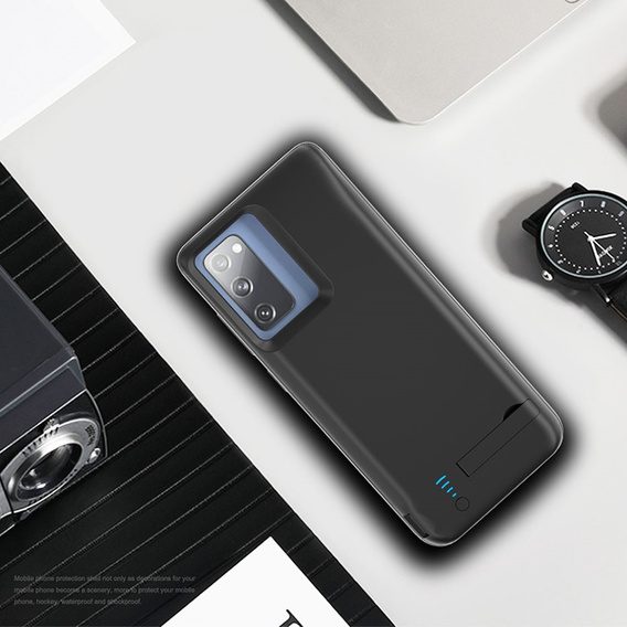 Θήκη μπαταρίας 5000mAh για Samsung Galaxy S20 FE, μαύρο