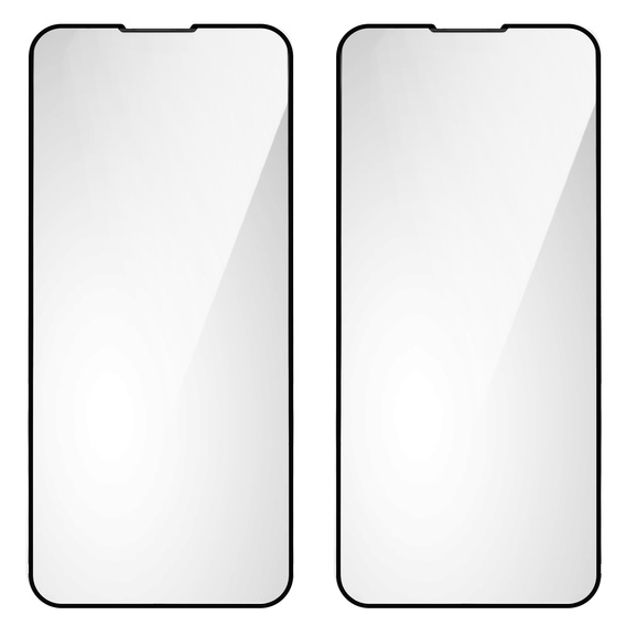 2x Κεραμικό υβριδικό γυαλί ERBORD για iPhone 13 Mini