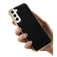 Θήκη για Samsung Galaxy S22, Cowhide Leather, μαύρη