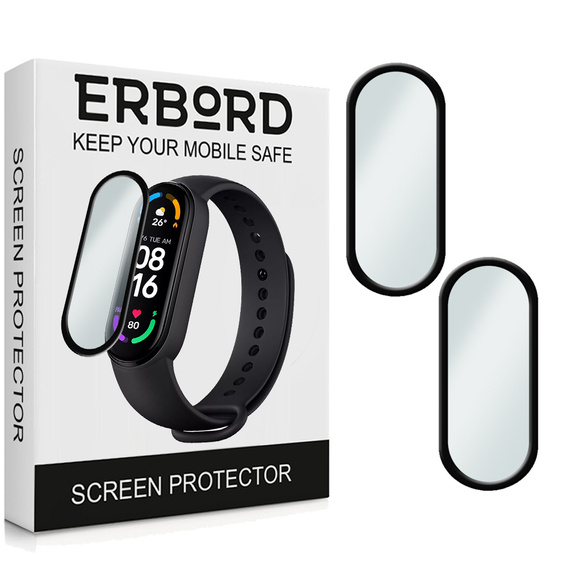 2x υβριδικό γυαλί ERBORD για Xiaomi Mi Band 6