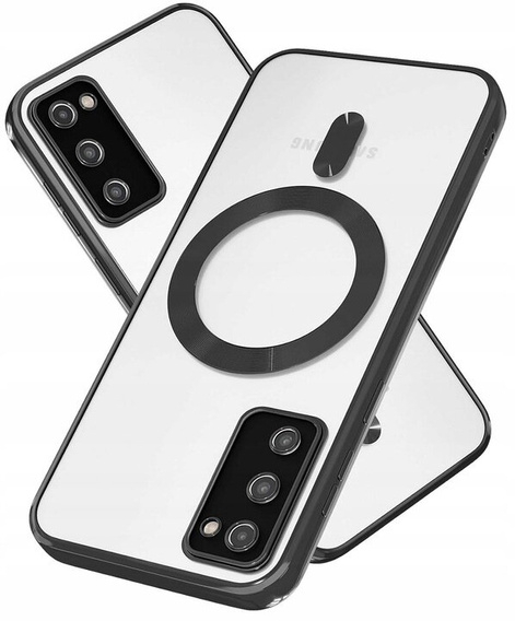 Θήκη για Samsung Galaxy S20 FE, Electro MagSafe, μαύρη + Γυαλί για την οθόνη