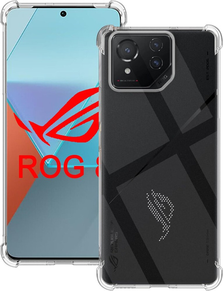 Θήκη για ASUS ROG Phone 8 Pro, Dropproof, διαφανής