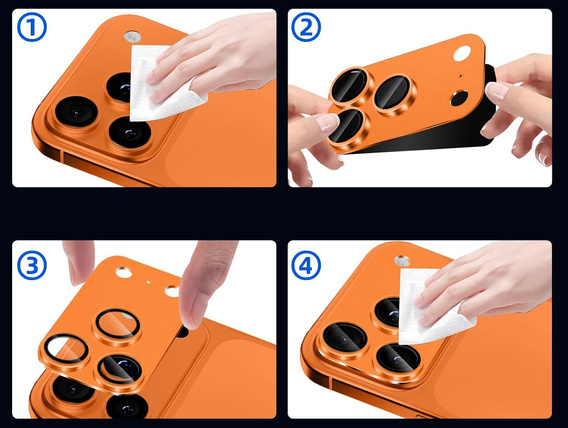 2x Γυαλί ERBORD για την κάμερα του iPhone 17 Pro