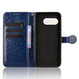 θήκη πτερύγιο για T Phone 3 5G, Wallet Rhombus, μπλε