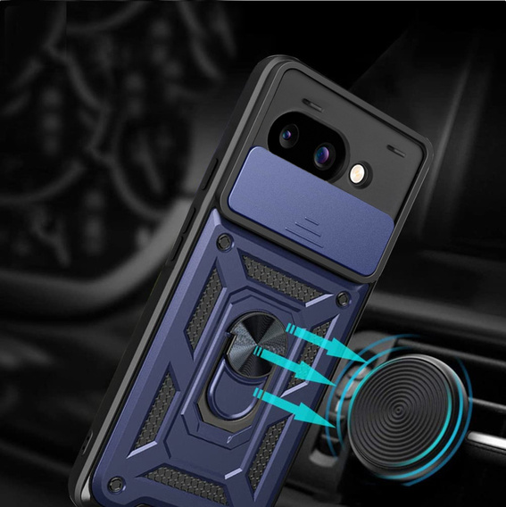 Θήκη για Google Pixel 9A, CamShield Slide, μπλε