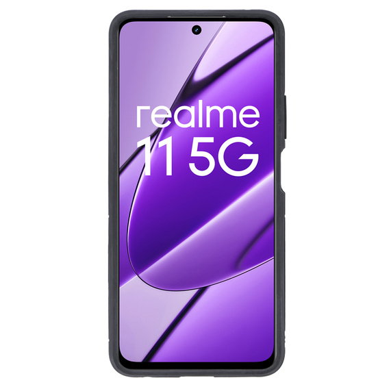 Θήκη για Realme 11 5G, Kickstand Ring, μαύρη