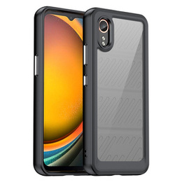 Θήκη για Samsung Galaxy Xcover 7, Fusion Hybrid, διαφανής / μαύρη