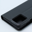 Θήκη με πτερύγιο για Motorola Moto G54 5G, Crazy Horse Wallet, μαύρη