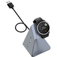 Σταθμός σύνδεσης USB αλουμινίου για Garmin Fenix 7/7S/7X/6/6X/6S, γκρι
