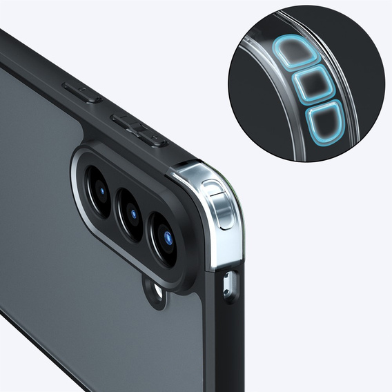 Θήκη Fusion Hybrid για Samsung Galaxy A57 5G, μαύρη